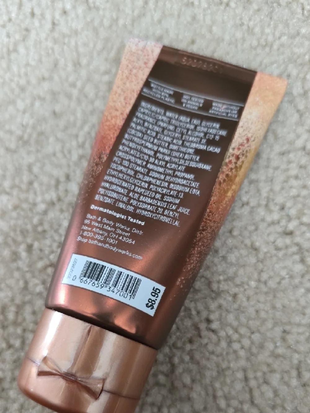 Bath & Body Works Warm Vanilla Sugar Body Cream - *Opened